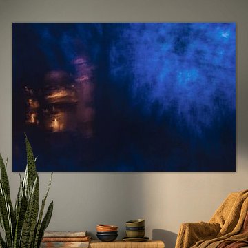 Magical light in a cave