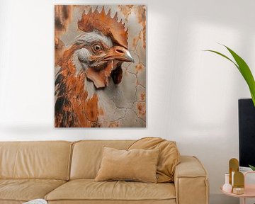 A proud Rooster by Marjolein Deelen
