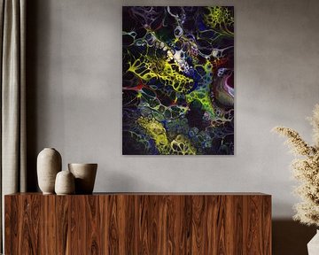 Abstract Acrylic Pouring by Mario Hoesel