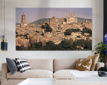 Sonnenuntergang über Orvieto, Italien von Henk Meijer Photography