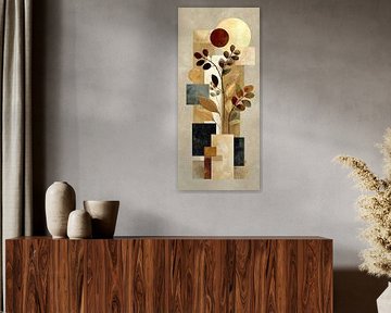 Leaf Art | Verts terreux et teintes chaudes