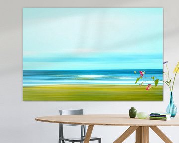 on the beach by Dieter Walther