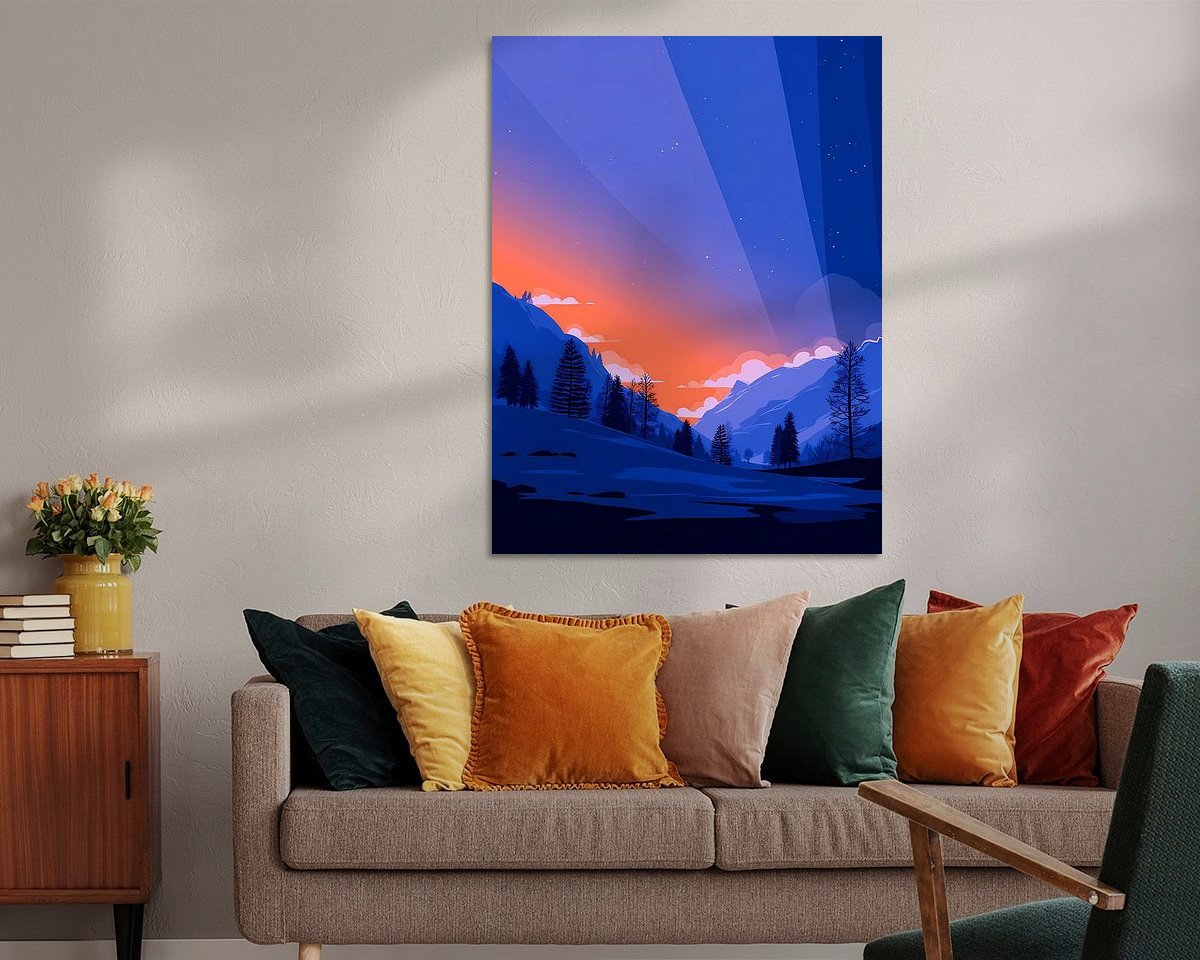 Example of the artwork in a room