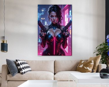 Example of the artwork in a room