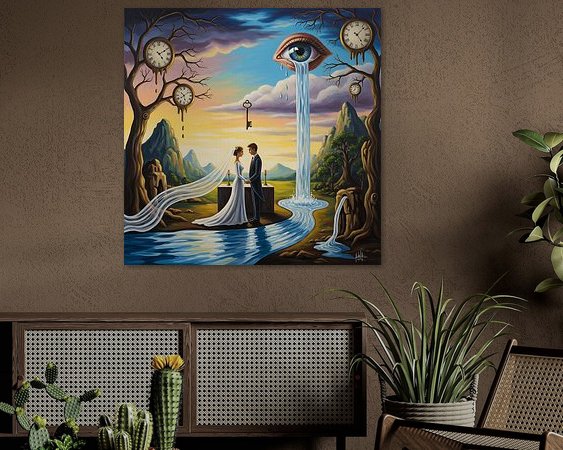 Example of the artwork in a room