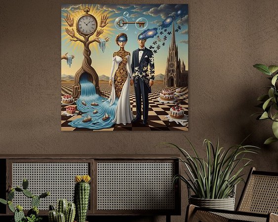 Example of the artwork in a room