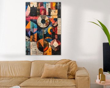 Blocs géométriques de couleur abtractée - 5 de 5 sur Emiel de Lange