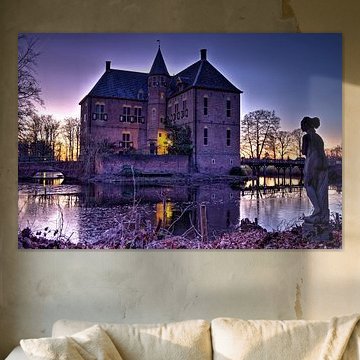 Schloss Vorden mit Statue