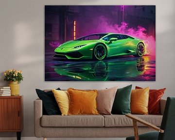 Lamborghini Huracán - Neonflamme von MIROKKU