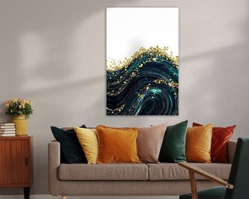 Abstract Alchemy - Golden Wave II