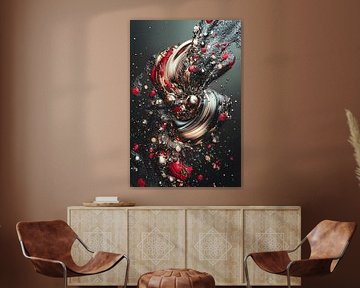 Abstract Alchemy - Metallic Twirl