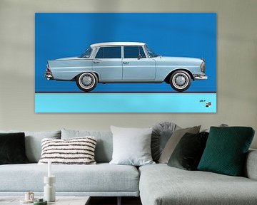 Mercedes-Benz W 111 saloon in original colour by aRi F. Huber