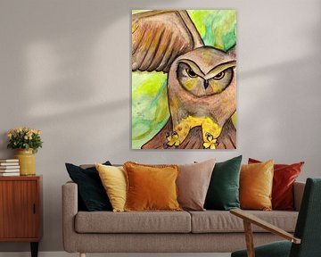 Inkomende Uil met een doel