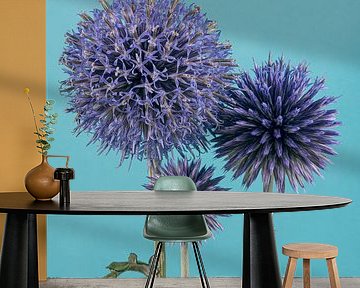 Together: portrait of three thistle bulbs by Marjolijn van den Berg