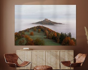 Nebelmeer an der Burg Hohenzollern – Ein Herbsttraum auf der Schwäbischen Alb von Jiri Viehmann