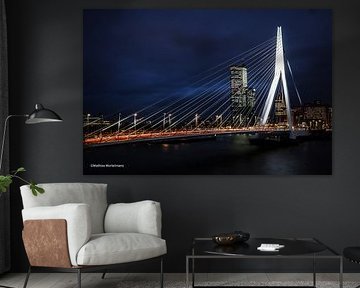 Pont Erasmus Rotterdam sur Mathias Mortelmans