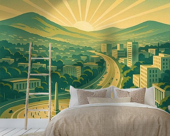 Example of the artwork in a room