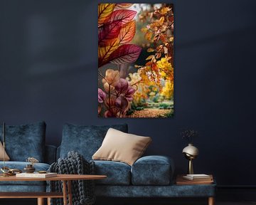 autumn colour collage