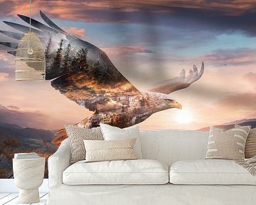 The Flight of the Eagle - Nature and Freedom by Arjen Roos