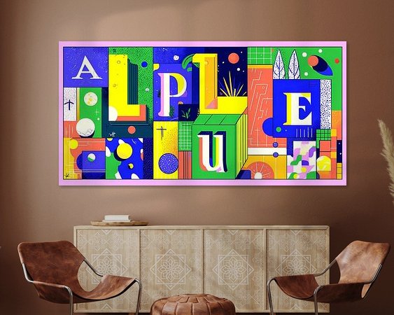 Example of the artwork in a room