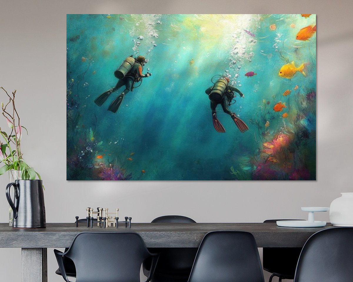 Example of the artwork in a room