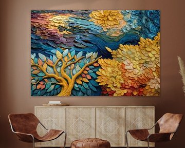 picturesque abstract autumn by Egon Zitter