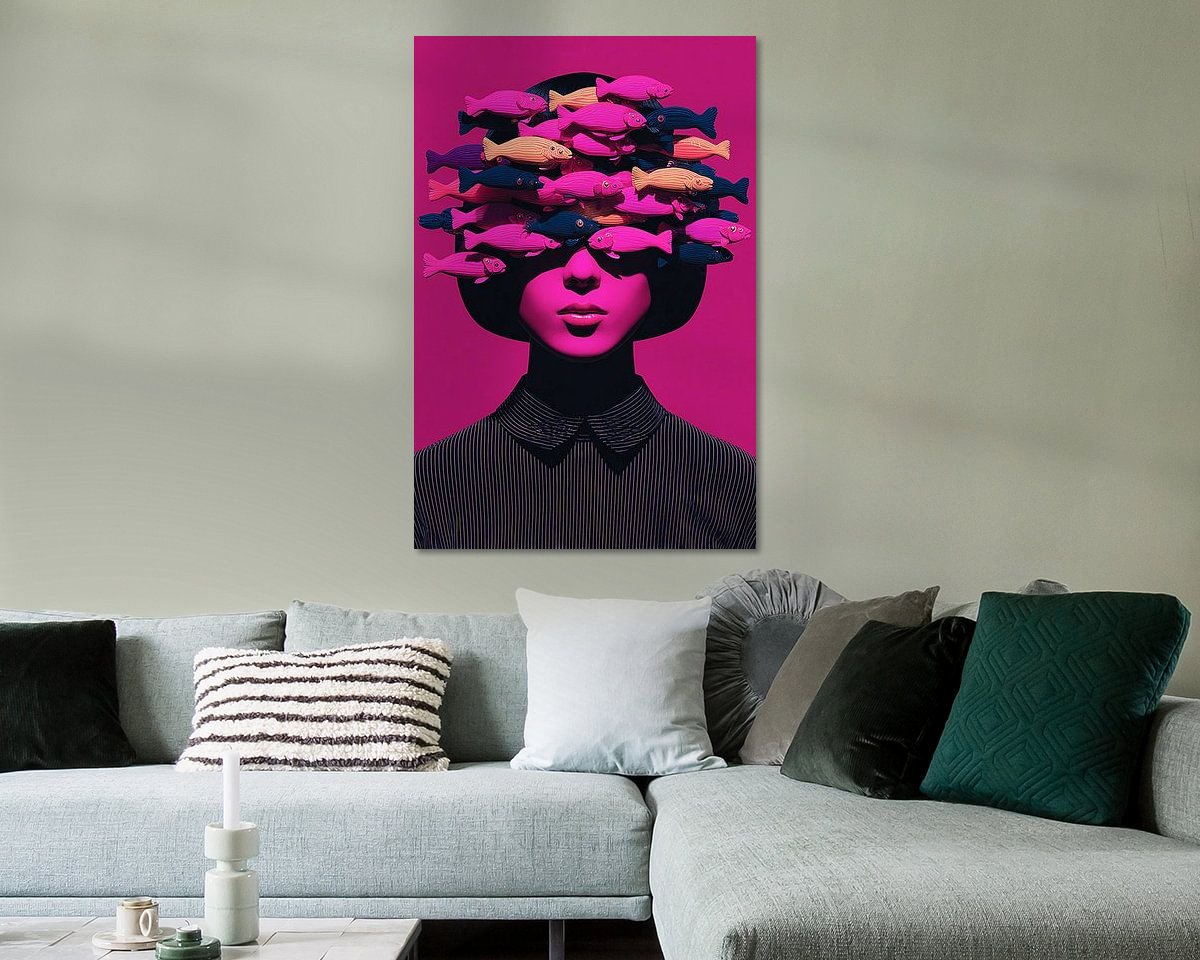 Example of the artwork in a room