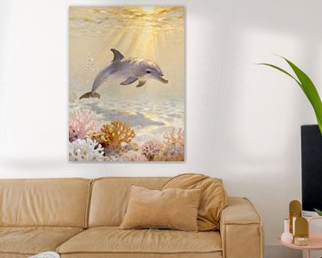 Delfin im Nachmittagslicht
