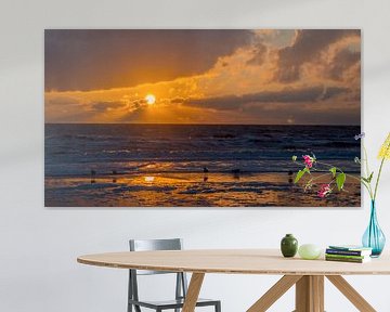 Zonsondergang.  by Frank Van der Werff