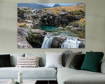 Eau cristalline dans les Fairy Pools sur l'île de Skye sur WendyVliegt