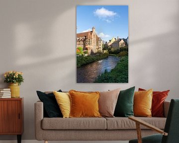 Dean Village in Edinburgh, Schottland von WendyVliegt