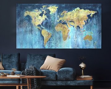Worldmap Painting - Weltkarte
