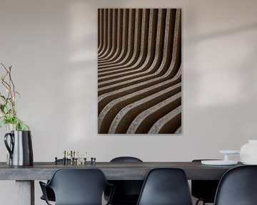Lijnenspel. Op-art. 2 van Alie Ekkelenkamp