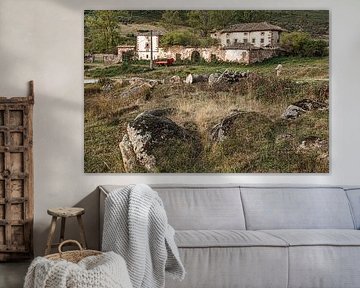 Old farmhouse in the northern Spanish countryside near Salcedillo by Harrie Muis