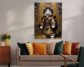 Chat Maneki-neko sur Jolique Arte