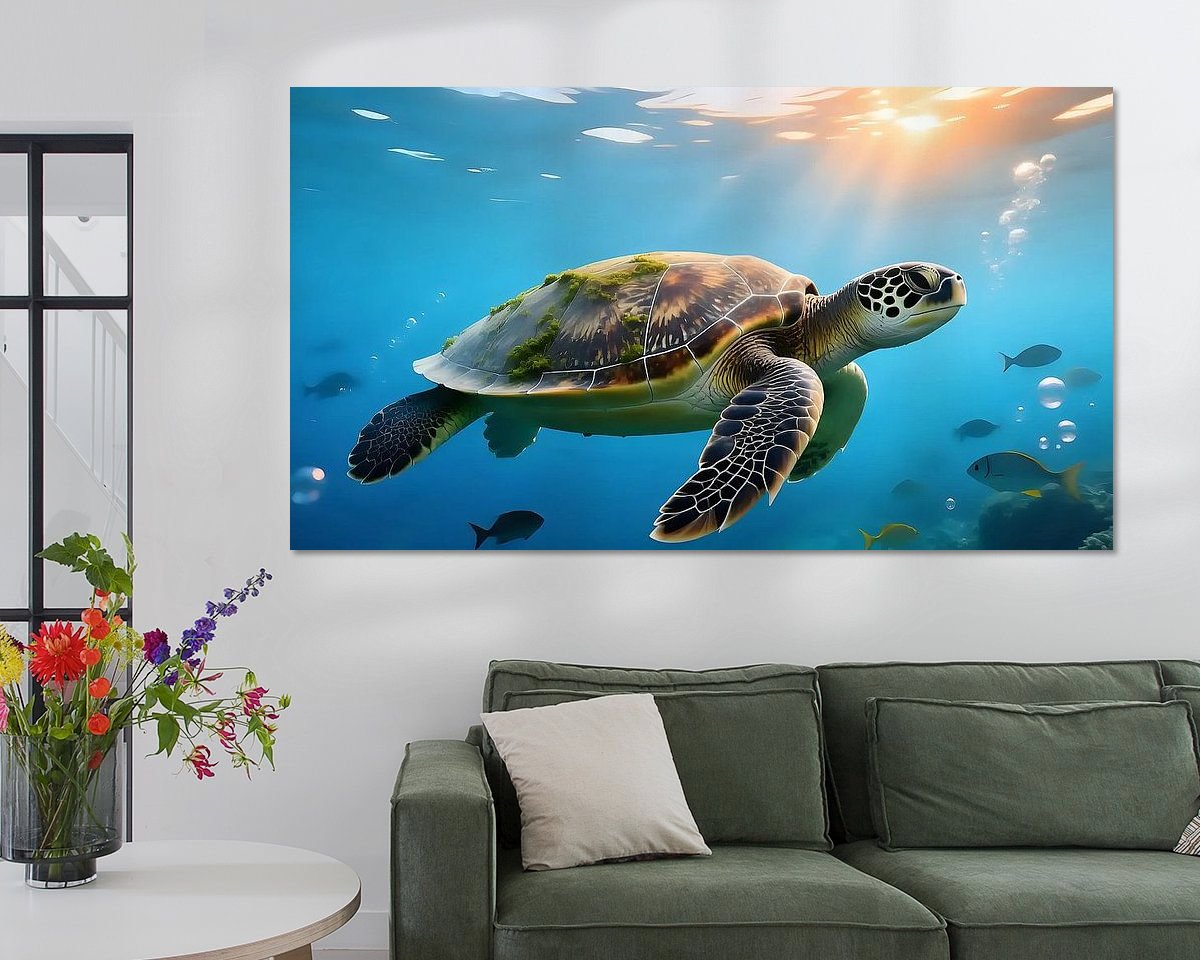 Example of the artwork in a room