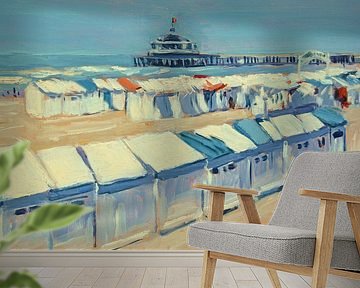 Zomeren op het strand