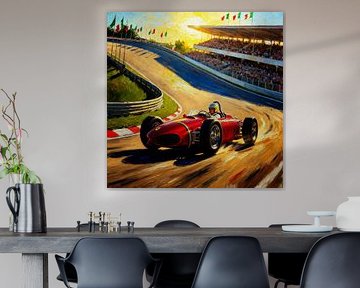 Ferrari Racing at Monza - Iconic 1961 Formula 1 Art&quot ; sur Jan Keteleer