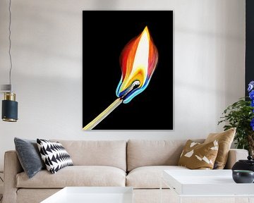 Brennende Inspiration Abstrakte Flamme Energie & Kreativität von Ramy Salah Hefny