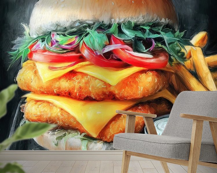 Example of the artwork in a room