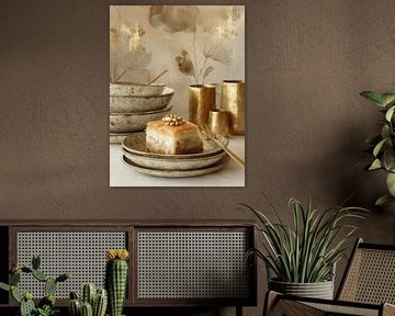 Baklawa süßer Kuchen Lebensmittelkunst von JBJart Justyna Jaszke