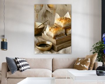 Baklawa süßer Kuchen Lebensmittelkunst von JBJart Justyna Jaszke