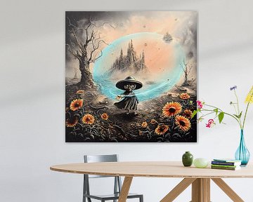 La fleur au-delà du voile