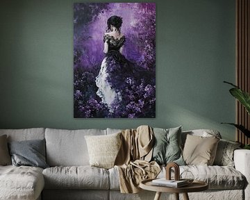 Purple Dress by ARTEO Paintings