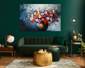 Floral Composition 64.3998 by ARTEO Paintings