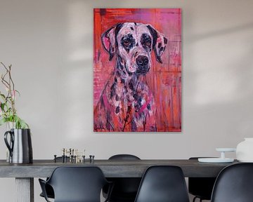 Dalmatian dog by Paintings Liesbeth Serlie