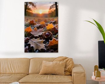 Entre la feuille d'or et le gel