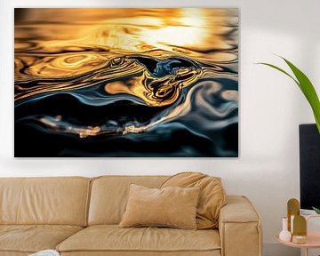 Abstract Alchemy - Sunset Flow III