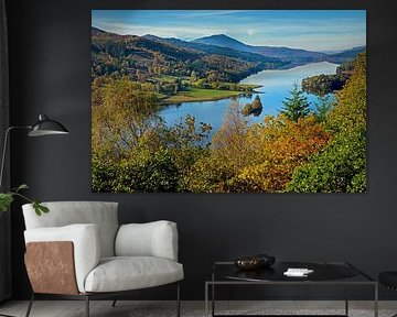 Queen's View mit Blick über Loch Tummel, Perth und Kinross, Schottland von Arch White