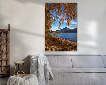 Der Berg Schiehallion über Loch Rannoch; Perth und Kinross; Sc von Arch White
